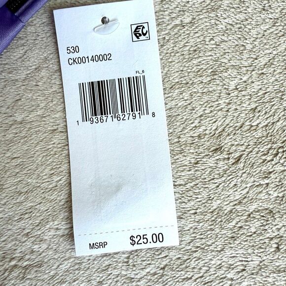 NWT Calvin Klein Boys Lavender Adjustable Zipper Neck Tie - Picture 7 of 8